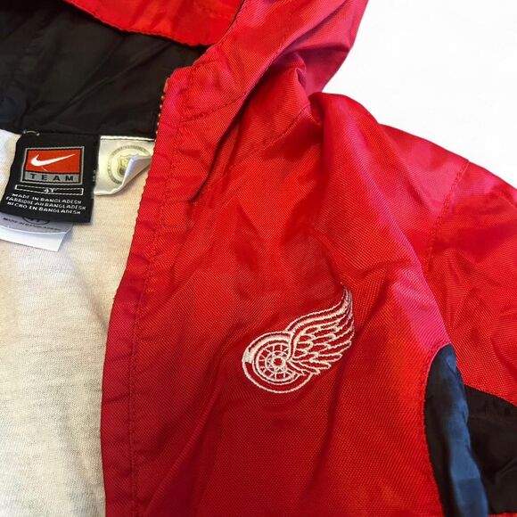 Vintage Nike NHL Detroit Red Wings Jacket Size 4T - Picture 2 of 4